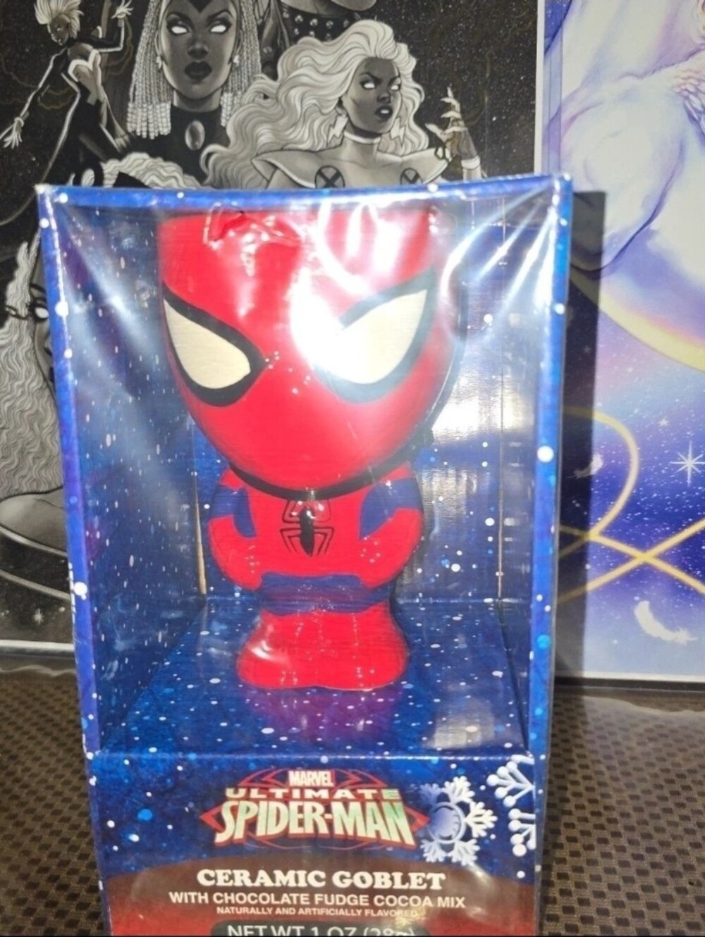 Spider-man Ceramic Goblet Cup Brand New In Box Avengers